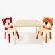 preview thumbnail 6 of 16, 3PCS Kid Wood Toddler Table and Chair Set