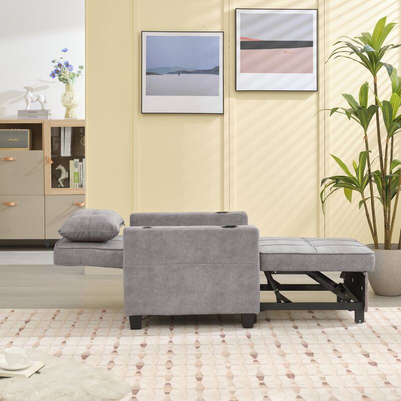 Pull Out Recliner Chair Bed Convertible 3 in 1