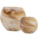 preview thumbnail 1 of 2, Uttermost Fusion Swirled Caramel & Ivory Vases, Set/2