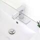 preview thumbnail 13 of 28, STYLISH Single Hole Faucet Deck Plate Stainless Steel Kitchen Bathroom - 6 1/8"x 2 1/2"