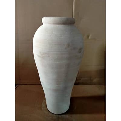 Terracotta Pot Dia 13.8" & H 39.4" - Terracotta
