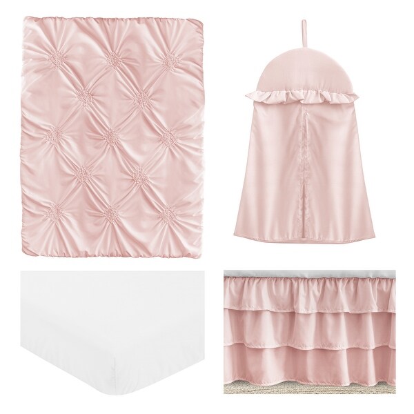 Sweet jojo designs blush pink hot sale