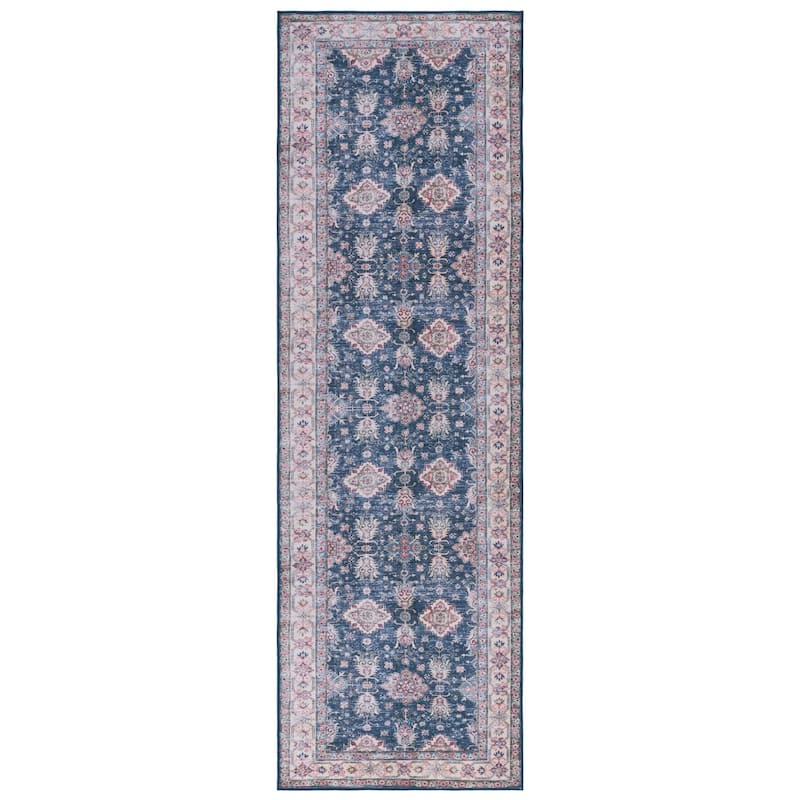 SAFAVIEH Tucson Machine Washable Slip Resistant Daisie Oriental Rug