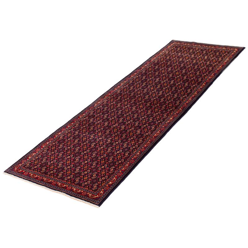 ECARPETGALLERY Hand-knotted Andelz Navy Wool Rug - 3'5 x 10'1
