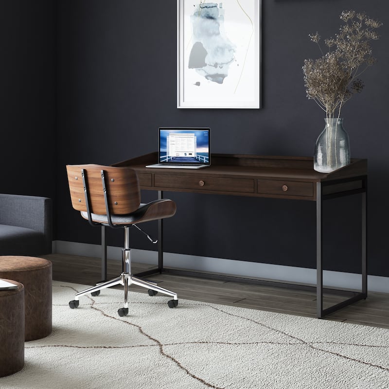 WYNDENHALL Brinkley Modern Industrial Writing Office Desk