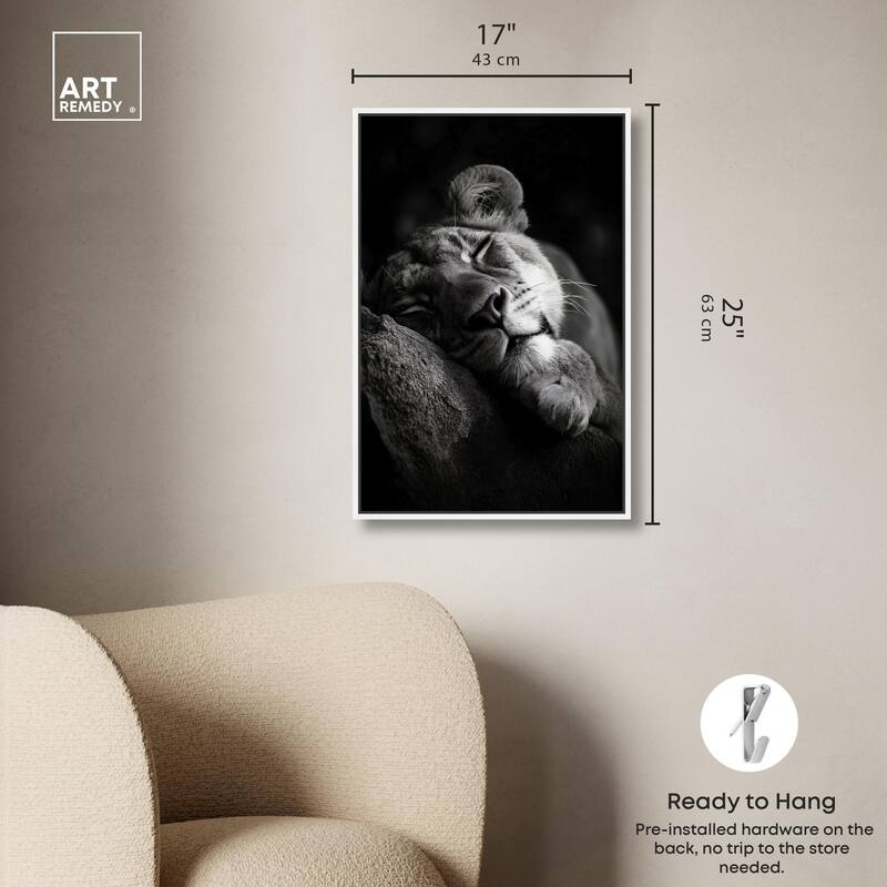 Resting Predator Canvas by Art Remedy