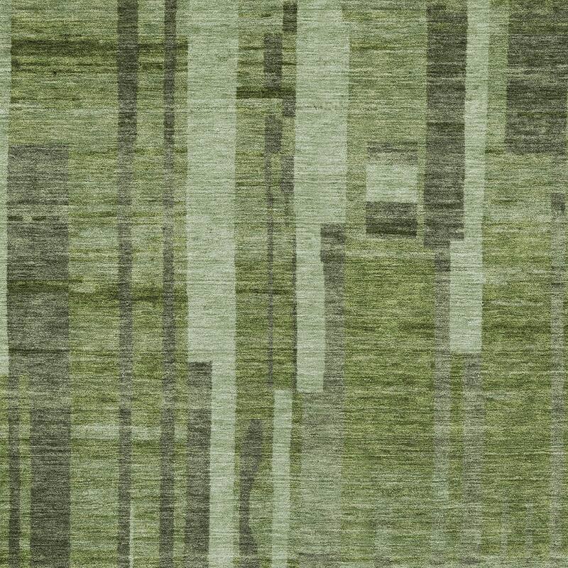 HomeRoots Striped Transitional Rectangle Outdoor Rug