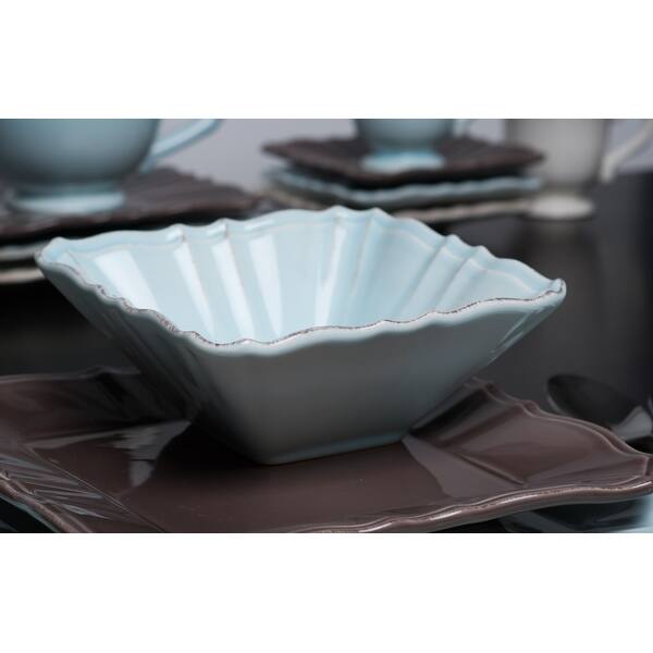 slide 1 of 2, Countryside Moka Square 10.5-inch Dinner Plate (Set of 4)