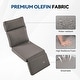 preview thumbnail 28 of 82, Pocassy Reclining Patio Chair with Adjustable Backrest