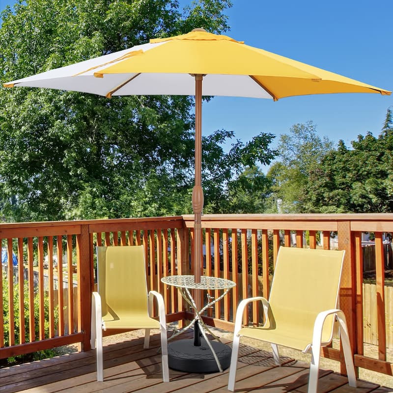 Ainfox 7.5ft Patio Umbrella Beach Umbrellas Sunshade