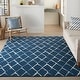 preview thumbnail 51 of 53, Nourison Twilight Contemporary Geometric Trellis Area Rug 8'6" x 11'6" - Navy - Rectangle