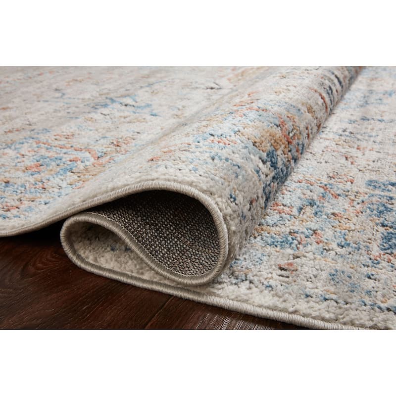Alexander Home Charlotte Vintage Transitional Area Rug On Sale Bed