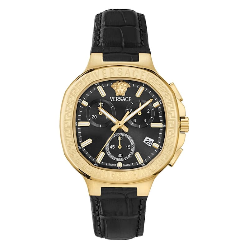 Versace Unisex V-Chrono 40mm Quartz Watch - N/A