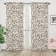 preview thumbnail 2 of 3, Sweet Jojo Designs Vintage Floral Boho 84-inch Window Treatment Curtain Panel Pair