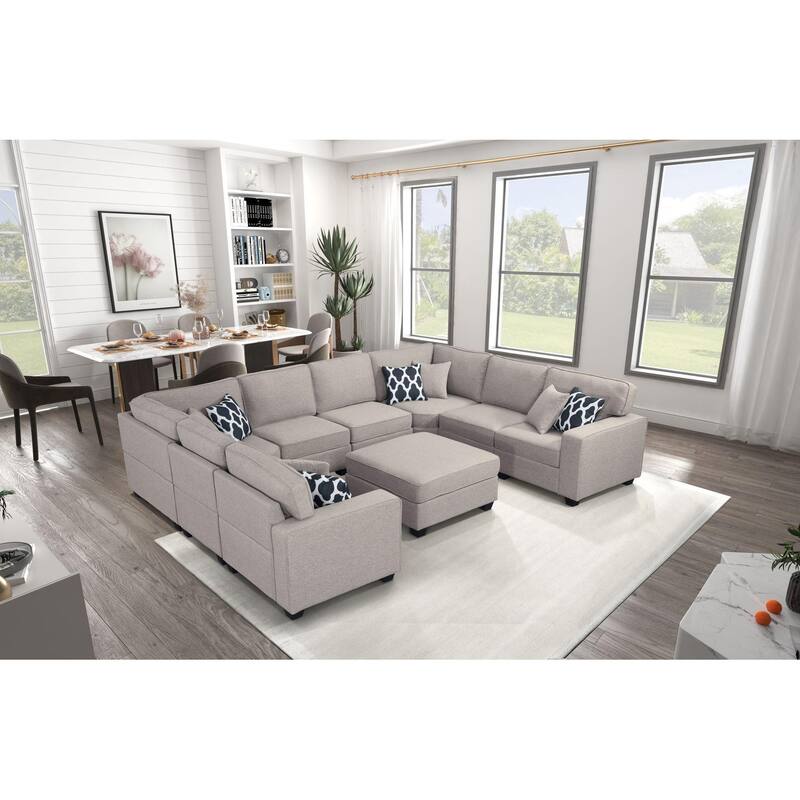 138'' Flexible Combination Sectional Sofa