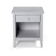 preview thumbnail 4 of 14, Taylor & Olive Snowberry 1-drawer Pine Wood Nightstand