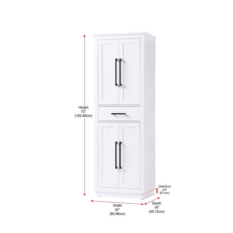 Raphael Bath Storage Cabinet (16-28 In.)