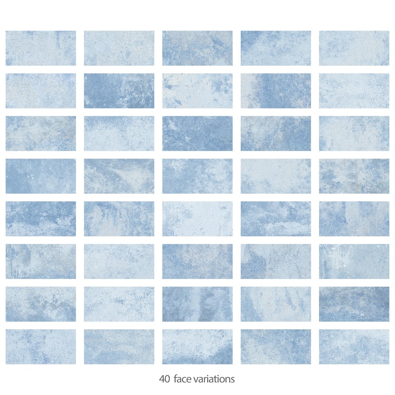Merola Tile Myst Skyscape 4" x 8" Ceramic Wall Tile