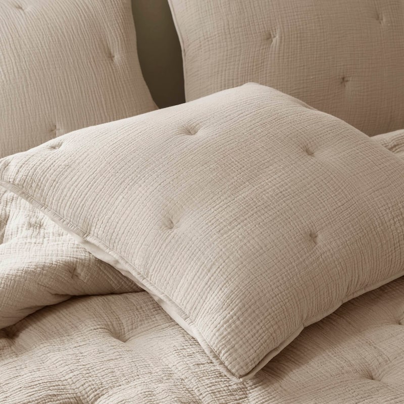 Harbor House Breeze Cotton Gauze Embroidered Euro Sham