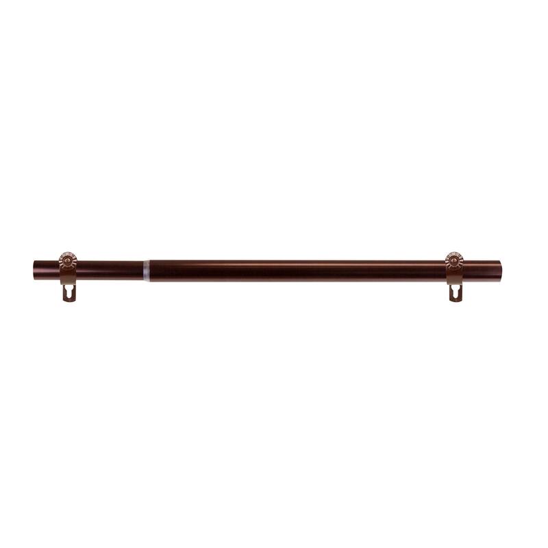 InStyleDesign 1 inch dia. Single Rod Extender - 160 to 240 inches - Mahogany