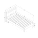 preview thumbnail 5 of 12, South Shore August Complete Bed with Headboard