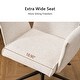 preview thumbnail 15 of 29, Upholstered Fabric Swivel Task Chair, Office Chair with Wheels