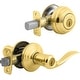 preview thumbnail 1 of 6, Kwikset Tustin SmartKey Single Cylinder Leverset and Deadbolt Combo