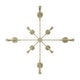 preview thumbnail 15 of 19, Hunter Briargrove Candle Chandelier - Entry, Dining Room - Glam, Transitional, Modern