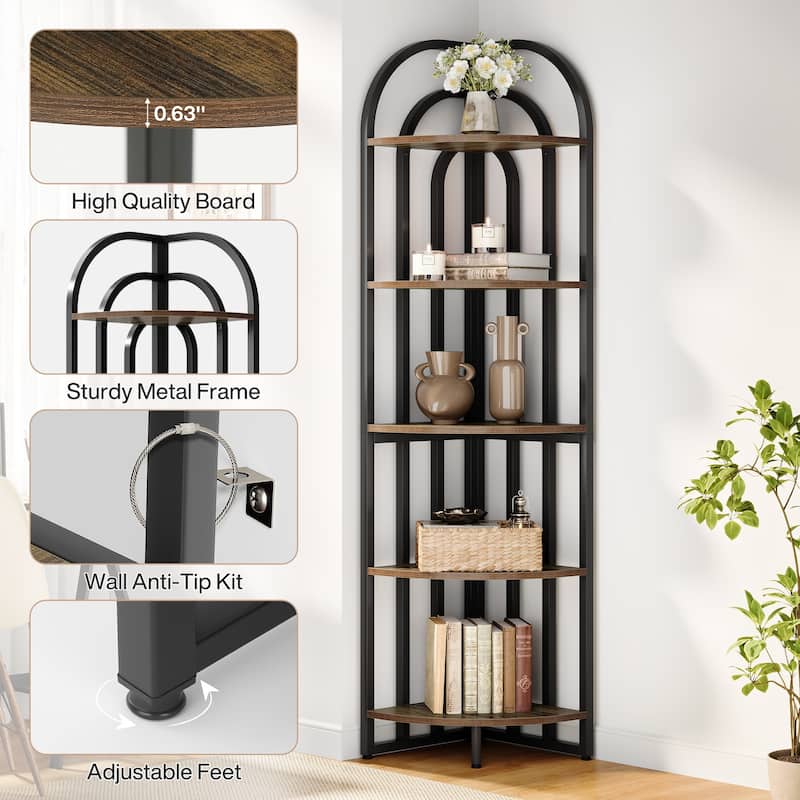 5-Tier Corner Shelf