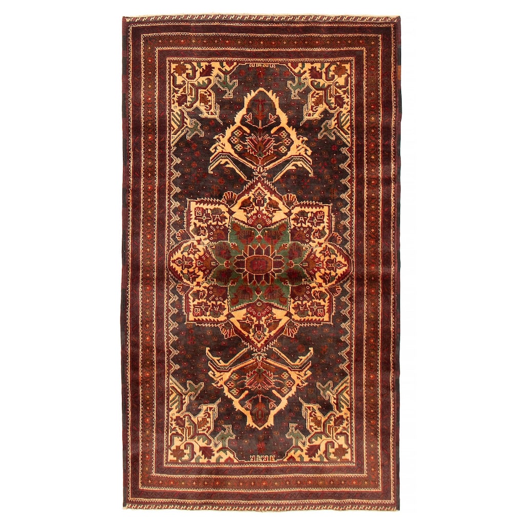 Teimani Navy Rug 3'10" x 6'8" - 3'10 x 6'8