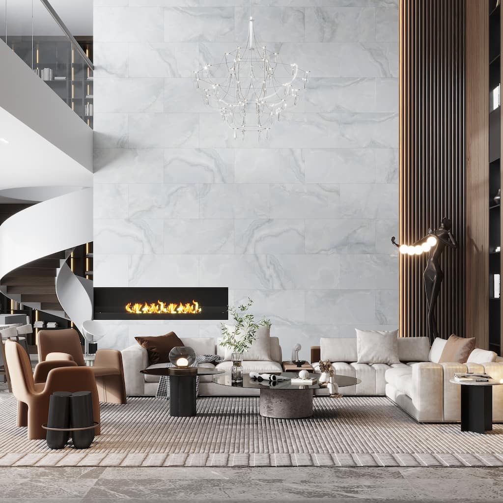 Splendor 24x48 in. Honed Porcelain Crosscut Large Wall and Floor Tile (15.5 sq ft/case, 2-Pack)