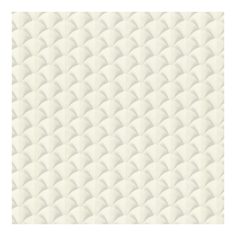 Rasch Lanux Off-White Fan Wallpaper - 20.5 x 396 x 0.025