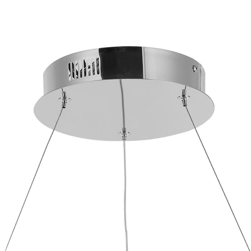 Kinsley Modern Bohemian Iron Integrated LED Pendant by JONATHAN Y