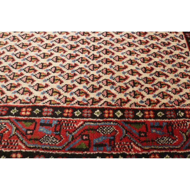 ECARPETGALLERY Hand-knotted Andelz Cream Wool Rug - 3'5 x 4'11