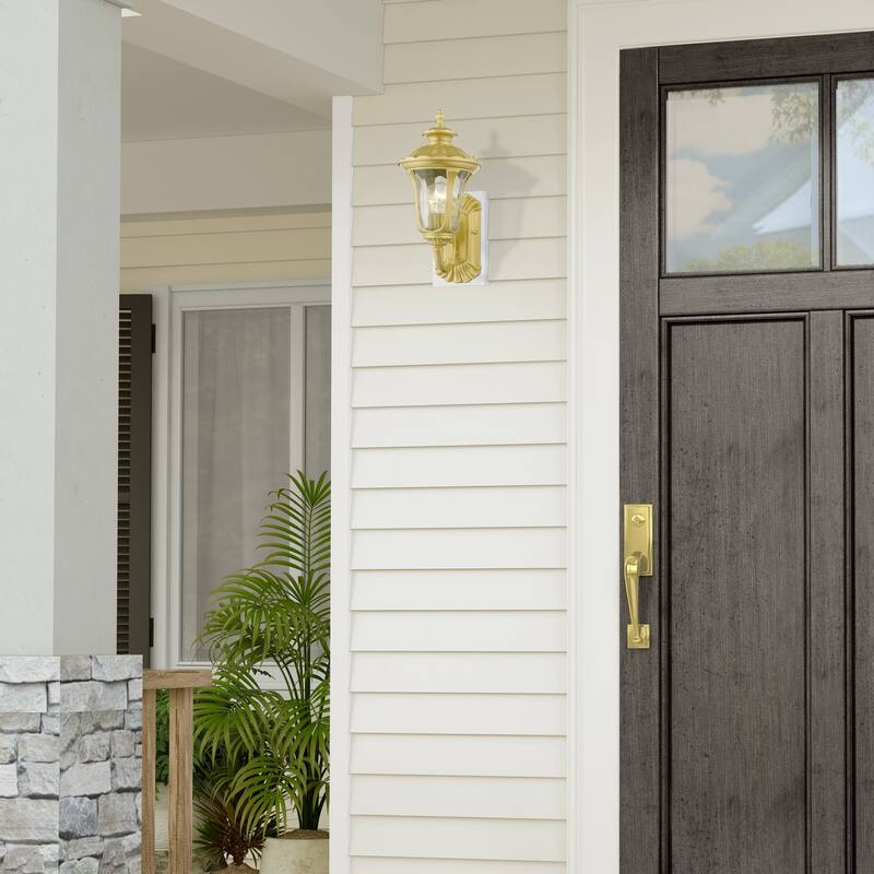Livex Lighting Oxford 16" Tall Outdoor Wall Sconce