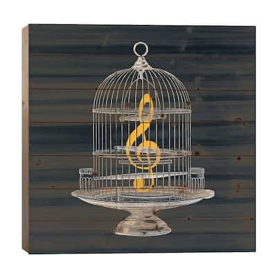 Set Me Free Print On Wood by Tobias Fonseca - Multi-Color