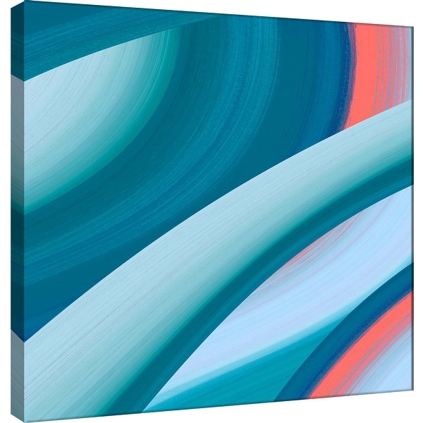 PTM Images 9-100937 PTM Canvas Collection 12" x 12" - "Ocean B" Giclee Abstract Art Print on Canvas