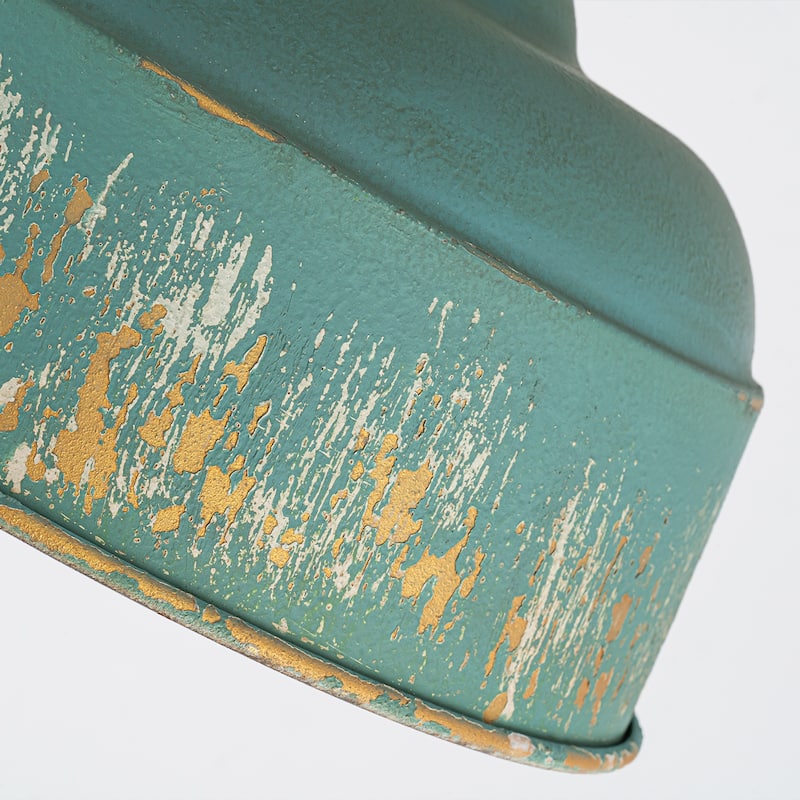 2-Light Farmhouse Semi Flush Mount Ceiling Light