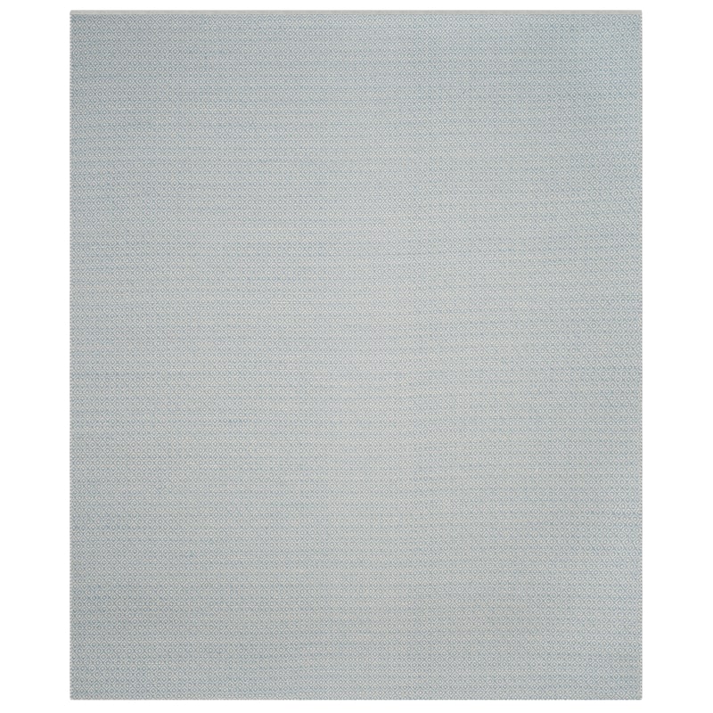 SAFAVIEH Montauk Glyn Handmade Cotton Area Rug - 5' x 7' - Ivory/Light Blue - Rectangle
