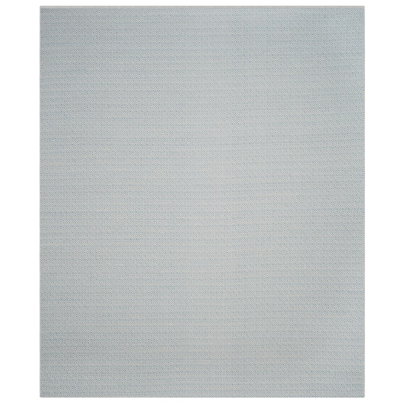 SAFAVIEH Montauk Glyn Handmade Cotton Area Rug - 5' x 7' - Ivory/Light Blue