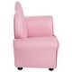 preview thumbnail 2 of 9, Kids Sofa Toddler Tufted Upholstered Sofa Chair Princess Couch Furniture with Diamond Decoration for Preschool Child