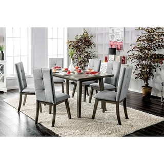 Jeldi Mid-Century Modern Solid Wood 7-Piece Dining Table Set by ...