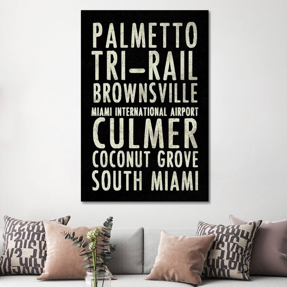 iCanvas "Miami" by Erin Clark Canvas Print