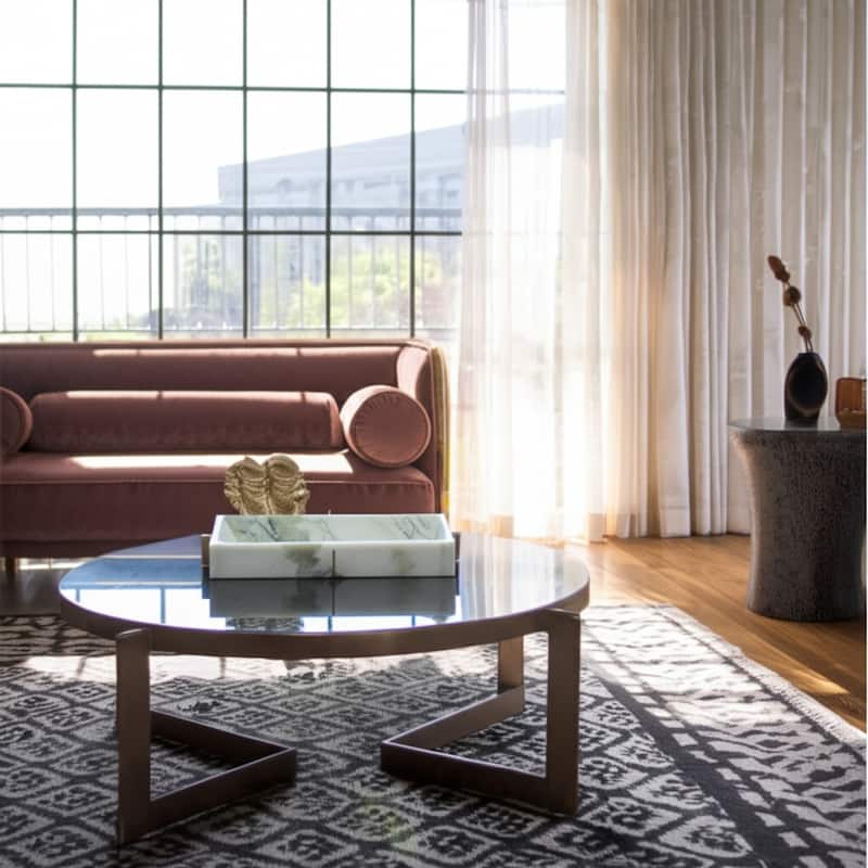 Marble Stone Tray Plate Fauna-Inspired Design Home Office - 3" Green - 13.5" x 5" x 2.5"