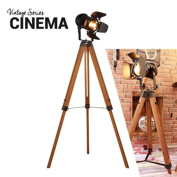 Modern Industrial Metal Wooden Nautical Cinema Tripod Floor Lamp Retro Adjustable Rustic Reading Adjustable Desk Table Lamp On Sale Bed Bath Beyond 38006852
