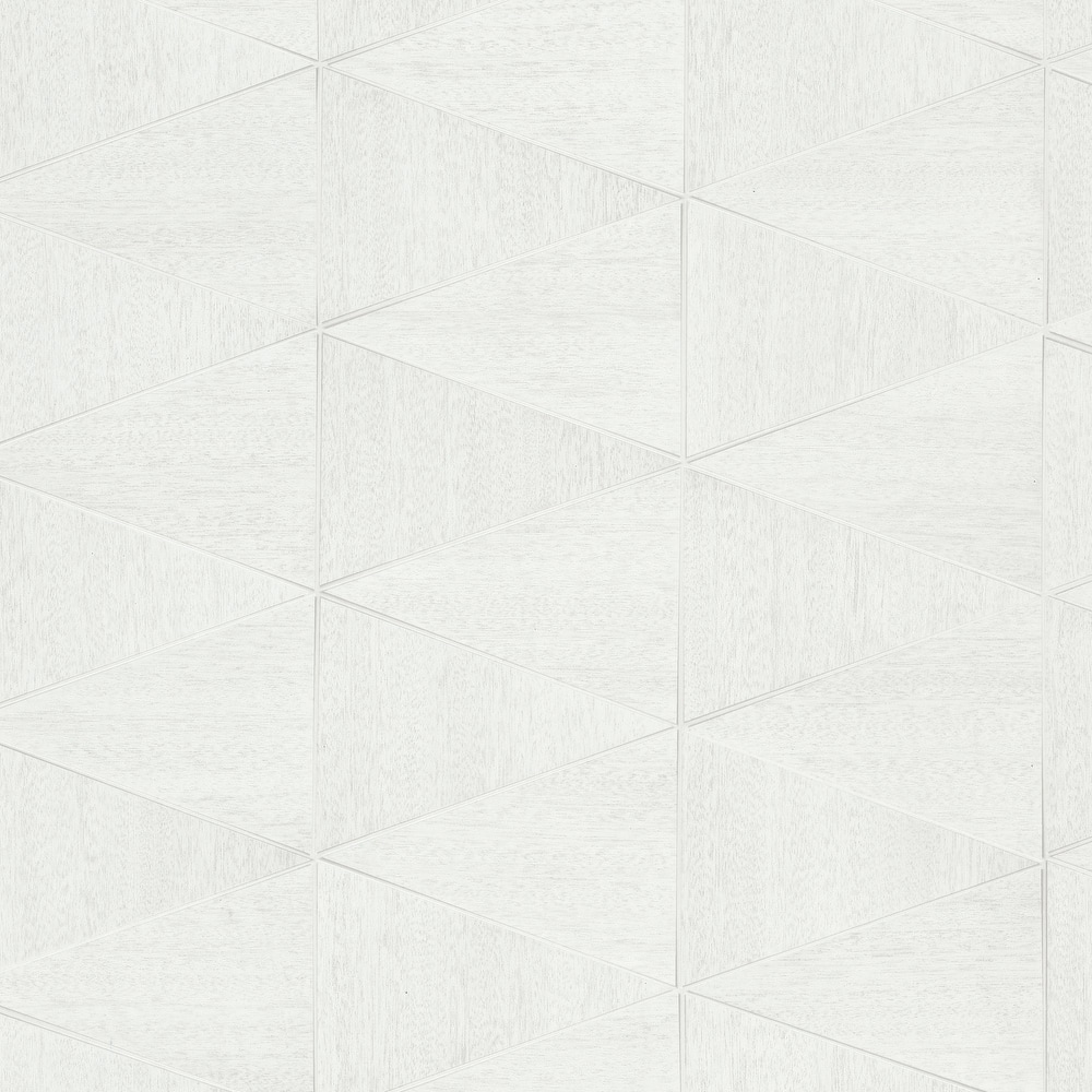 Galerie Wallcoverings Woods and Wicker Collection Triangular Wood Tile Matte Finish Vinyl on Non-woven Wallpaper Roll