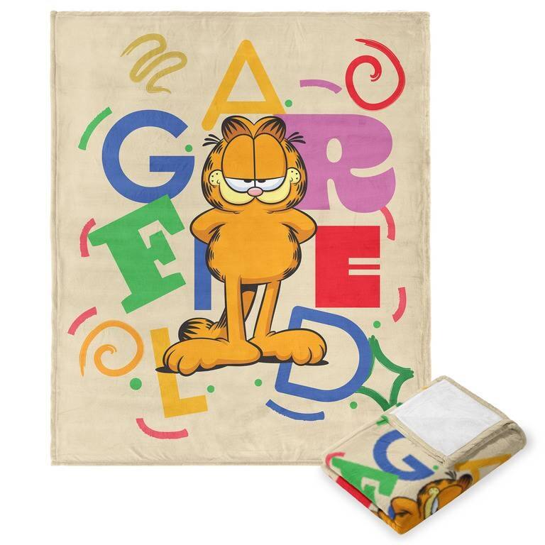 Nickelodeon Garfield Silk Touch Throw Blanket - 50" x 60" - Colorful Cat