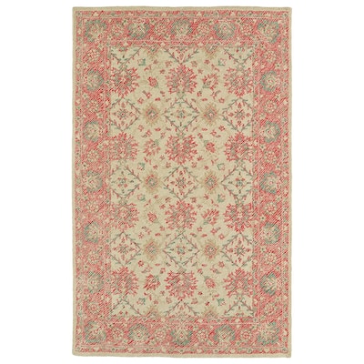 Indoor/Outdoor Hand-Tufted Robinson Teal Polyester Rug (4'0 x 6'0)