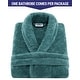 preview thumbnail 2 of 3, American Soft Linen Mens and Womens Robe Warm Fleece Unisex Bathrobe