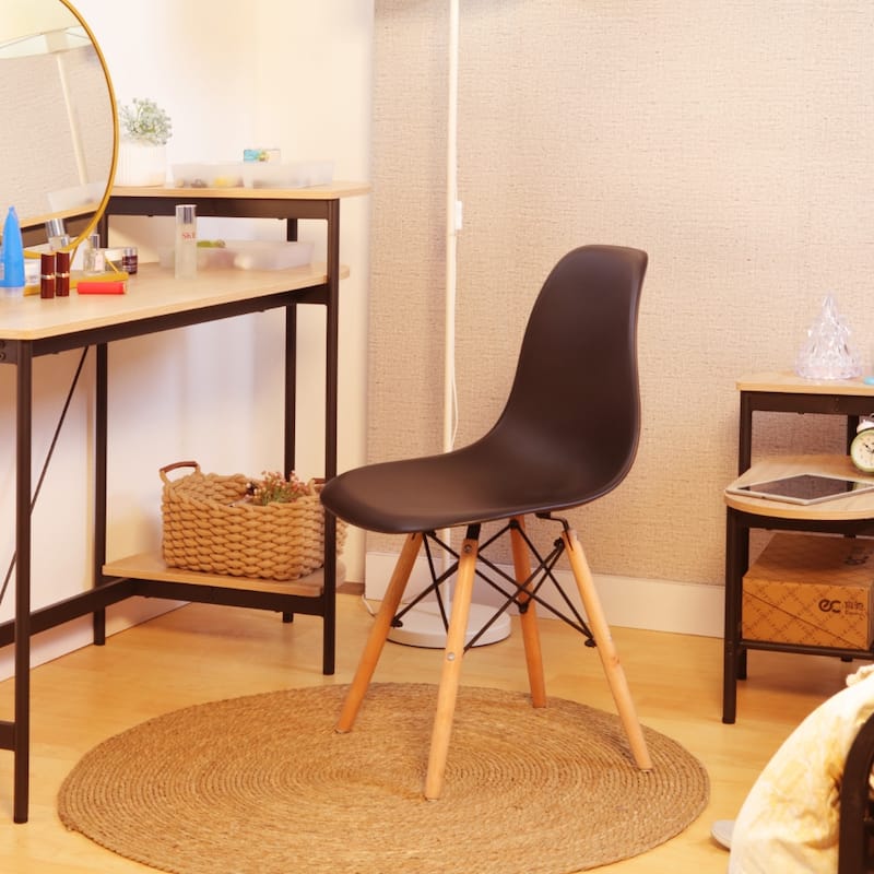 JJS Shell Leisure Plastic Chair – Versatile Dining, Bedroom & Living Room Side Chair